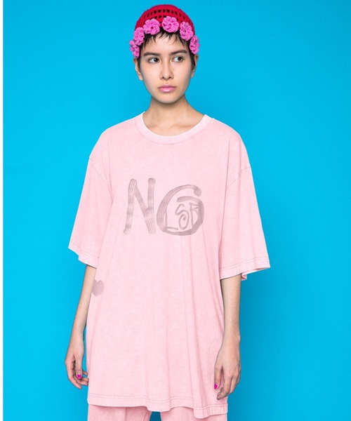 Little sunny bite（リトルサニーバイト）の「LittleSunnyBite/リトルサニーバイト/Vintage tee（Tシャツ/カットソー・レディース・ブラック/ピンク/グリーン・S/M）」の3枚目の写真