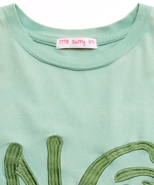 Little sunny bite（リトルサニーバイト）の「LittleSunnyBite/リトルサニーバイト/Vintage tee（Tシャツ/カットソー・レディース・ブラック/ピンク/グリーン・S/M）」の10枚目の写真