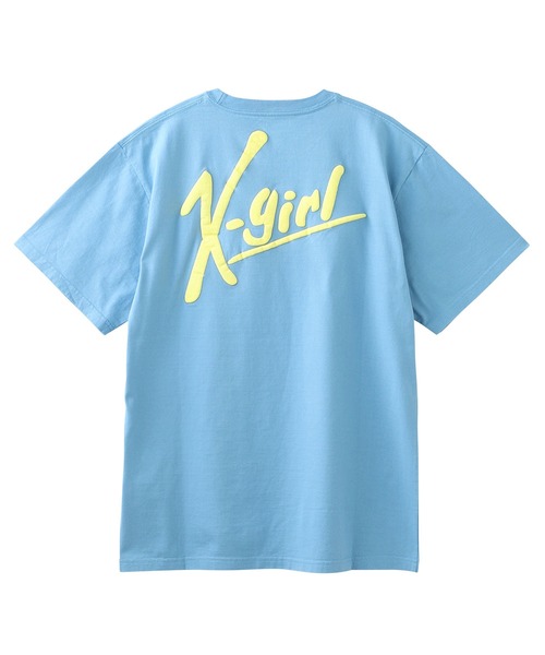 X-girl（エックスガール）の「HANDWRITING LOGO S/S TEE（T