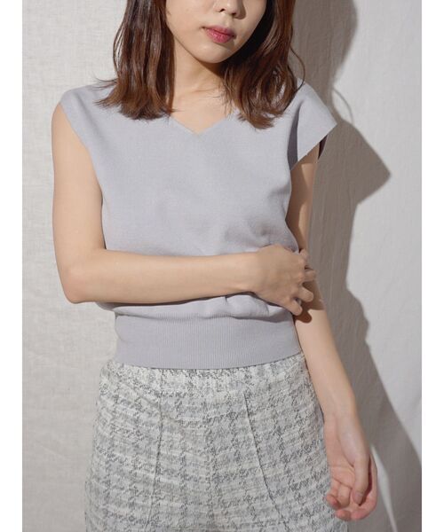 MERCURYDUO(マーキュリーデュオ)の「ジャガードカットフレアイージーパンツ(その他パンツ・レディース・その他1・SMALL/MEDIUM)」の2枚目の写真