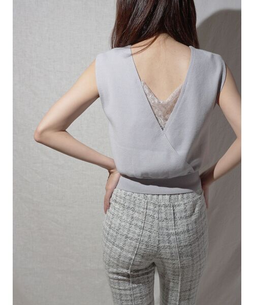 MERCURYDUO(マーキュリーデュオ)の「ジャガードカットフレアイージーパンツ(その他パンツ・レディース・その他1・SMALL/MEDIUM)」の3枚目の写真