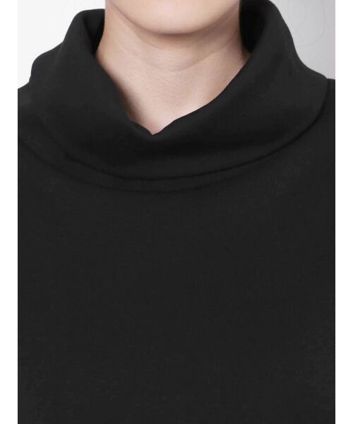 ELENDEEK（エレンディーク）の「オーバーハイネックカットソー（Tシャツ/カットソー・レディース・ブラック/オフホワイト・FREE）」の11枚目の写真