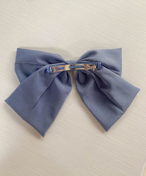 Rmine（アールマイン）の「マットサテンBIGリボンバレッタ（バレッタ