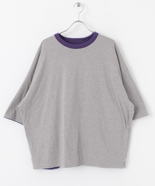 VOTE MAKE NEW CLOTHES（ボートメイクニュークローズ）の「『別注』VOTE MAKE NEW CLOTHES×URiD　BIG 2PLY TEE（Tシャツ/カットソー・メンズ・パープル/イエロー/ブルー・FREE）」の14枚目の写真