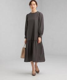 green label relaxing | Pローン クルーネック ティアード ワンピース(ワンピース)