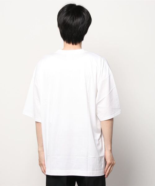 ATON（エイトン）の「ATON (エイトン) SUVIN OVERSIZED T-SHIRT/オーバーサイズティーシャツ（Tシャツ/カットソー・メンズ・ホワイト・2/4/6）」の3枚目の写真