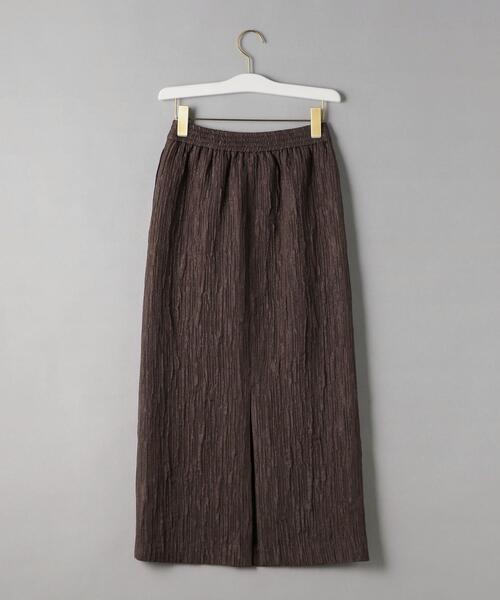 BEAUTY&YOUTH UNITED ARROWS（ビューティーアンドユースユナイテッドアローズ）の「BY Iラインジャカードマキシスカート -ウォッシャブル-（スカート・レディース・コバルトブルー/レッド/ダークブラウン・MEDIUM/SMALL）」の19枚目の写真