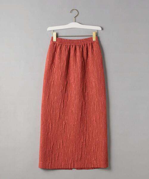 BEAUTY&YOUTH UNITED ARROWS（ビューティーアンドユースユナイテッドアローズ）の「BY Iラインジャカードマキシスカート -ウォッシャブル-（スカート・レディース・コバルトブルー/レッド/ダークブラウン・MEDIUM/SMALL）」の14枚目の写真