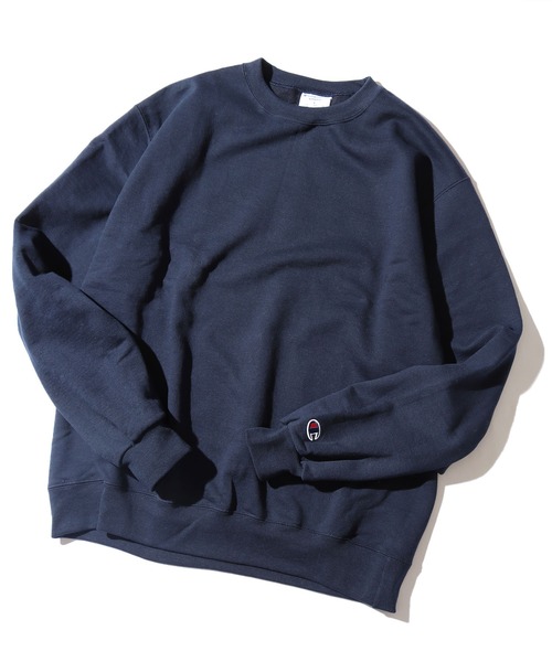 Champion（チャンピオン）の「Champion PULLOVER  プルオーバー クルーネック スウェット（スウェット・メンズ・ホワイト/ブラック/ネイビー/グレー/シルバーグレー/チャコール/バーガンディー/ダークグリーン/イエロー/ワイン系・S/M/L/XL）」の8枚目の写真