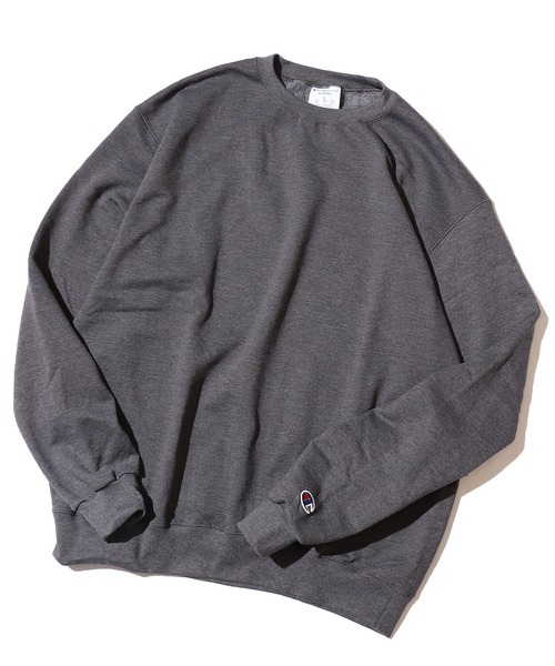 Champion（チャンピオン）の「Champion PULLOVER  プルオーバー クルーネック スウェット（スウェット・メンズ・ホワイト/ブラック/ネイビー/グレー/シルバーグレー/チャコール/バーガンディー/ダークグリーン/イエロー/ワイン系・S/M/L/XL）」の6枚目の写真