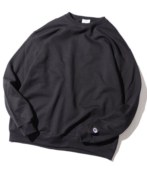 Champion（チャンピオン）の「Champion PULLOVER  プルオーバー クルーネック スウェット（スウェット・メンズ・ホワイト/ブラック/ネイビー/グレー/シルバーグレー/チャコール/バーガンディー/ダークグリーン/イエロー/ワイン系・S/M/L/XL）」の3枚目の写真
