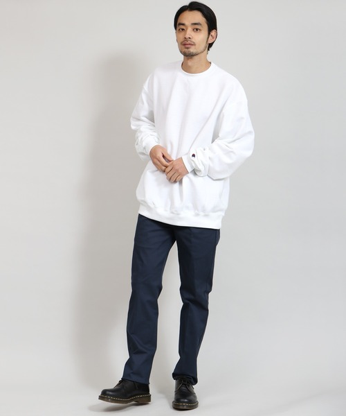 Champion（チャンピオン）の「Champion PULLOVER  プルオーバー クルーネック スウェット（スウェット・メンズ・ホワイト/ブラック/ネイビー/グレー/シルバーグレー/チャコール/バーガンディー/ダークグリーン/イエロー/ワイン系・S/M/L/XL）」の19枚目の写真