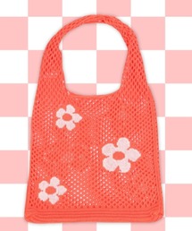フラワーニットトートバッグ