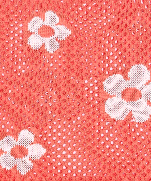 WC（ダブル シー）の「フラワーニットトートバッグ（トートバッグ・レディース・パープル/オレンジ/グリーン/アイボリー・FREE）」の6枚目の写真