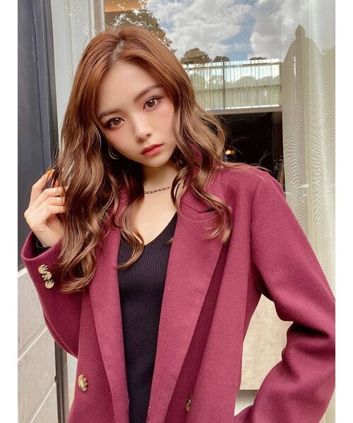 RESEXXY（リゼクシー）の「ミドルチェスターコート（チェスターコート・レディース・ブラック/ベージュ/ピンク/ブルー/ワイン・FREE）」の10枚目の写真