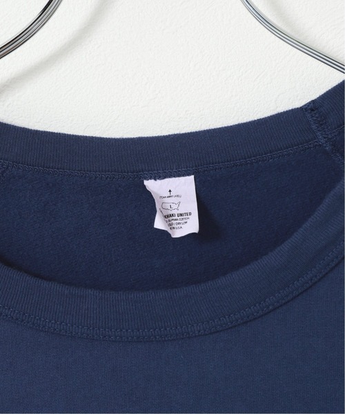 SAVE KHAKI UNITED（セーブカーキユナイテッド）の「【SAVE KHAKI UNITED】SUPIMA FLEECE CREW SWEATSHIRT（スウェット・メンズ・ブラック/ネイビー/ダークブルー/ピンク/ホワイト×ホワイト/サファリグリーン/Red・SMALL/MEDIUM/LARGE/X-LARGE）」の12枚目の写真