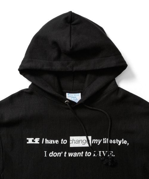 MINEDENIM(マインデニム)の「Lettered Print Hoodie(パーカー MINEDENIM(マインデニム)の「Lettered Print Hoodie(パーカー