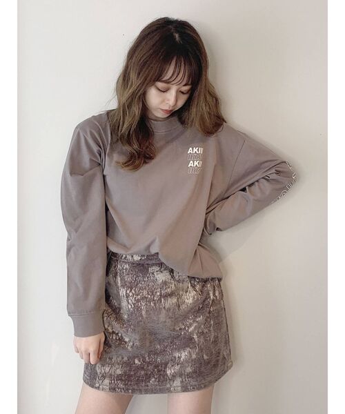 dazzlin(ダズリン)の「ジャカードランダムミニスカート(スカート・レディース・グレー/ベージュ・SMALL/MEDIUM)」の12枚目の写真