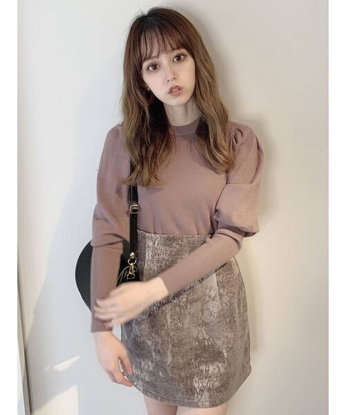 dazzlin(ダズリン)の「ジャカードランダムミニスカート(スカート・レディース・グレー/ベージュ・SMALL/MEDIUM)」の14枚目の写真