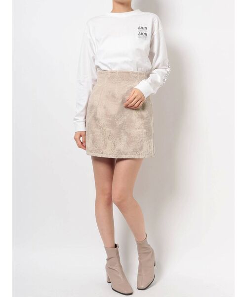 dazzlin(ダズリン)の「ジャカードランダムミニスカート(スカート・レディース・グレー/ベージュ・SMALL/MEDIUM)」の15枚目の写真