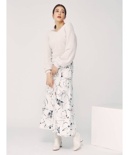 MERCURYDUO（マーキュリーデュオ）の「2WAYバルーンスリーブミニシャギーニット（ニット/セーター・レディース・ブラウン/ブルー/アイボリー/ベビーピンク・FREE）」の13枚目の写真