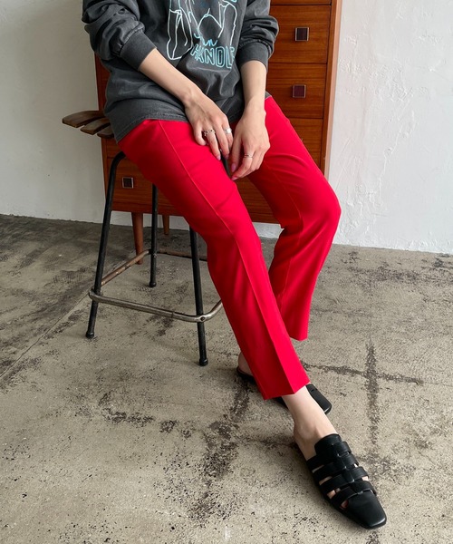 CAPRICIEUX LE'MAGE(カプリシューレマージュ)の「NEWイージータックパンツ(その他パンツ・レディース・レッド/モカ/グレー/ブラック/ピンク・36/40/38)」の5枚目の写真