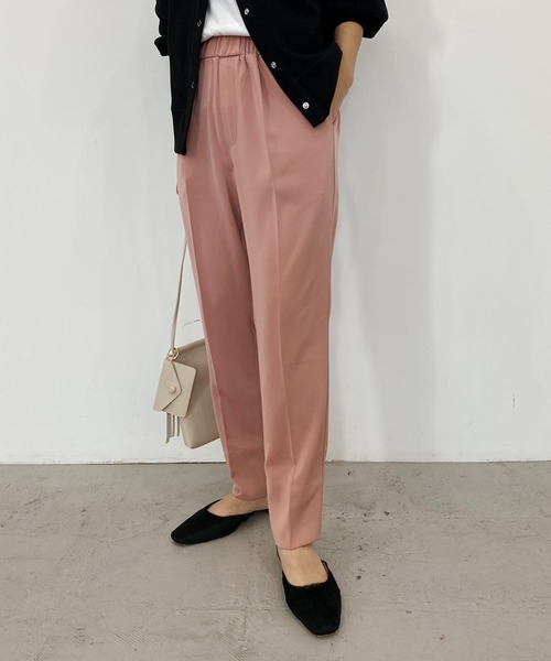 CAPRICIEUX LE'MAGE(カプリシューレマージュ)の「NEWイージータックパンツ(その他パンツ・レディース・レッド/モカ/グレー/ブラック/ピンク・36/40/38)」の4枚目の写真