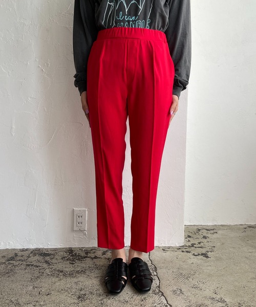 CAPRICIEUX LE'MAGE(カプリシューレマージュ)の「NEWイージータックパンツ(その他パンツ・レディース・レッド/モカ/グレー/ブラック/ピンク・36/40/38)」の8枚目の写真