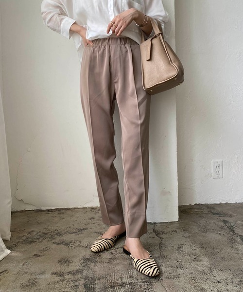 CAPRICIEUX LE'MAGE(カプリシューレマージュ)の「NEWイージータックパンツ(その他パンツ・レディース・レッド/モカ/グレー/ブラック/ピンク・36/40/38)」の16枚目の写真
