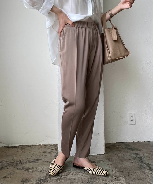 CAPRICIEUX LE'MAGE(カプリシューレマージュ)の「NEWイージータックパンツ(その他パンツ・レディース・レッド/モカ/グレー/ブラック/ピンク・36/40/38)」の17枚目の写真