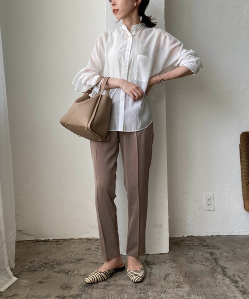 CAPRICIEUX LE'MAGE(カプリシューレマージュ)の「NEWイージータックパンツ(その他パンツ・レディース・レッド/モカ/グレー/ブラック/ピンク・36/40/38)」の18枚目の写真