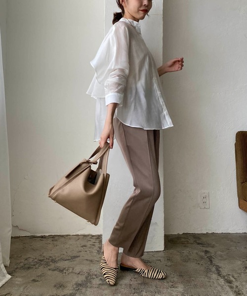 CAPRICIEUX LE'MAGE(カプリシューレマージュ)の「NEWイージータックパンツ(その他パンツ・レディース・レッド/モカ/グレー/ブラック/ピンク・36/40/38)」の20枚目の写真