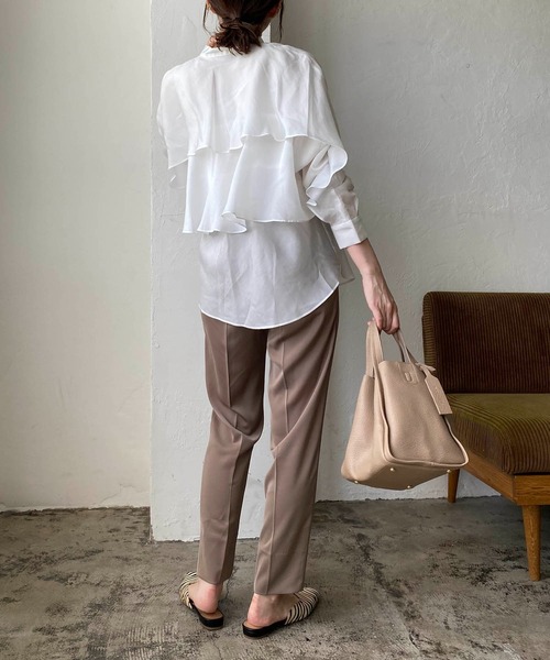 CAPRICIEUX LE'MAGE(カプリシューレマージュ)の「NEWイージータックパンツ(その他パンツ・レディース・レッド/モカ/グレー/ブラック/ピンク・36/40/38)」の21枚目の写真