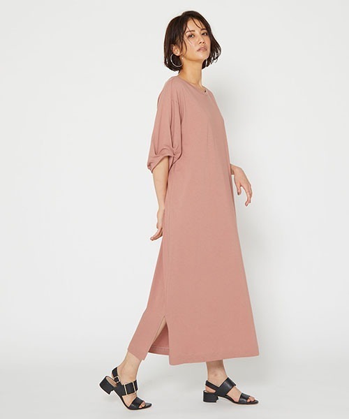 セール Web別注 スリーブコンシャスtシャツワンピース 洗濯機で洗える ワンピース Lautreamont ロートレアモン のファッション通販 Zozotown