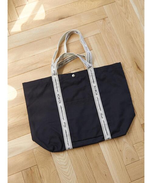 Green　Parks（グリーンパークス）の「・TORCH 2WAYトートL＊（トートバッグ・レディース・ブラック/ベージュ/グリーン・FREE）」の12枚目の写真