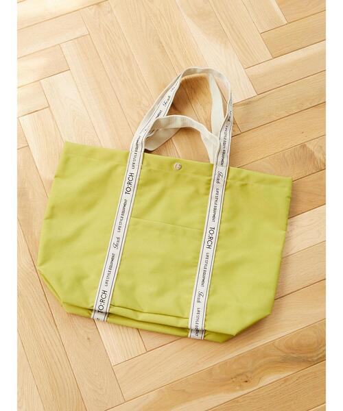 Green　Parks（グリーンパークス）の「・TORCH 2WAYトートL＊（トートバッグ・レディース・ブラック/ベージュ/グリーン・FREE）」の14枚目の写真