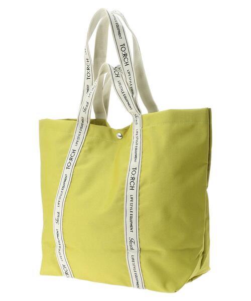 Green　Parks（グリーンパークス）の「・TORCH 2WAYトートL＊（トートバッグ・レディース・ブラック/ベージュ/グリーン・FREE）」の8枚目の写真