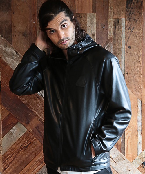 革ジャン RATTLE TRAP RATTLE TRAP」 レザーブルゾン LL ブラック