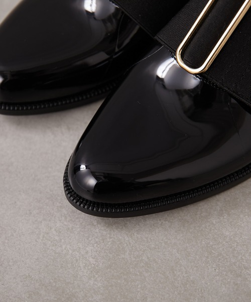 TEMPERATE（テンパレイト）の「【TEMPERATE テンパレイト】ビッグバックルレインシューズ（レインシューズ・レディース・ブラック・40/38）」の12枚目の写真