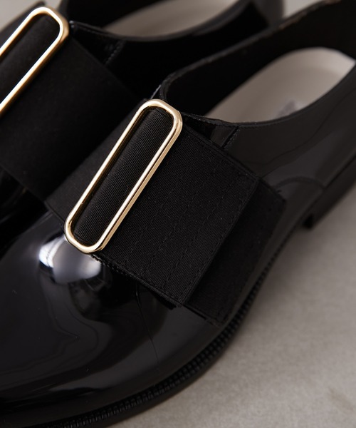 TEMPERATE（テンパレイト）の「【TEMPERATE テンパレイト】ビッグバックルレインシューズ（レインシューズ・レディース・ブラック・40/38）」の14枚目の写真