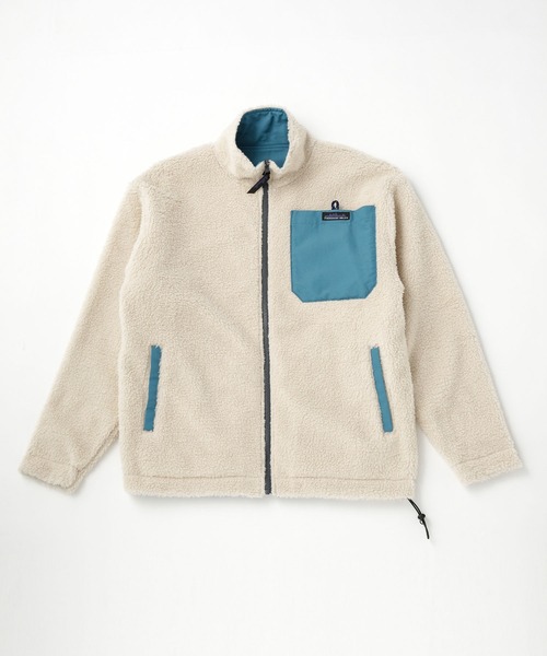 THOUSAND MILE（サウザンドマイル）の「THOUSAND MILE/別注 THERMO FLEECE ZIP JACKET（ブルゾン・メンズ・ベージュ/ホワイト/ブラック/オフホワイト・M/L）」の2枚目の写真