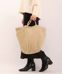 naturalistic 2HANDLEインドトートバッグ