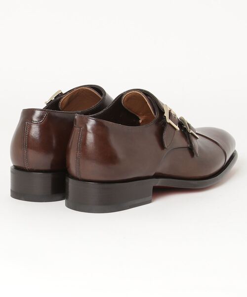 Santoni(サントーニ)の「サントーニ メンズ/ダブルバックル(ドレスシューズ・メンズ・ダークブラウン・50/55/60/65/70/75/80/85/90/95)」の2枚目の写真
