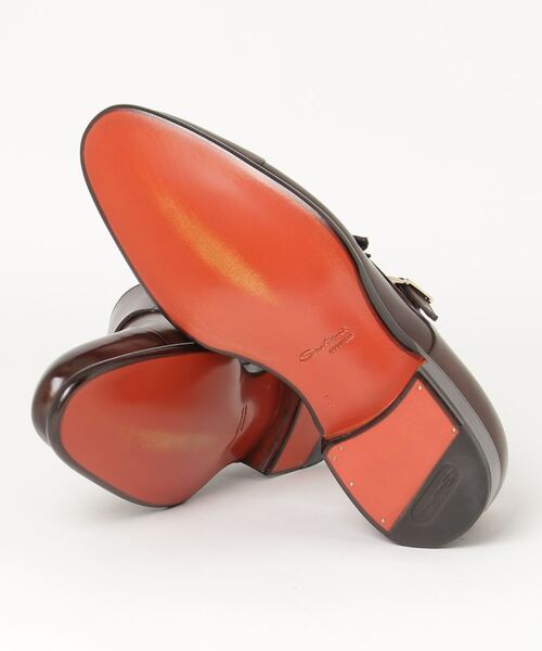 Santoni(サントーニ)の「サントーニ メンズ/ダブルバックル(ドレスシューズ・メンズ・ダークブラウン・50/55/60/65/70/75/80/85/90/95)」の3枚目の写真