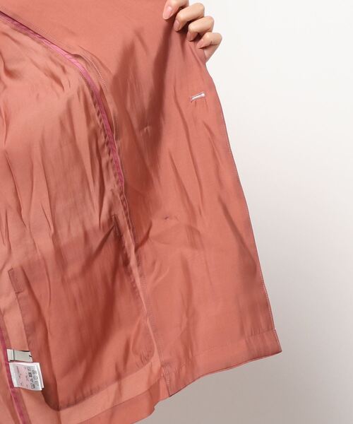 N.（N. Natural Beauty Basic）（エヌエヌナチュラルビューティーベーシック）の「シアーダブルジャケット（その他アウター・レディース・ブラウン/レッド・MEDIUM）」の5枚目の写真