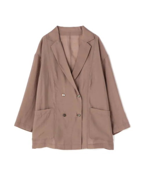 N.（N. Natural Beauty Basic）（エヌエヌナチュラルビューティーベーシック）の「シアーダブルジャケット（その他アウター・レディース・ブラウン/レッド・MEDIUM）」の17枚目の写真