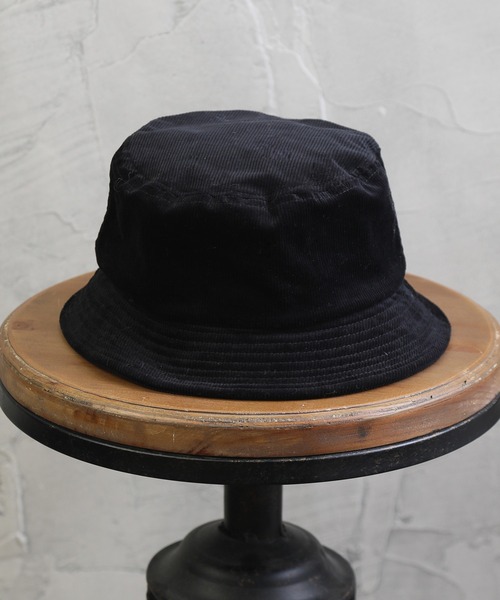 KANGOL（カンゴール）の「【KANGOL/カンゴール】コーデュロイ ワンポイントロゴバケットハット（ハット・メンズ・ブラック/ベージュ/ウッド・M/L）」の17枚目の写真
