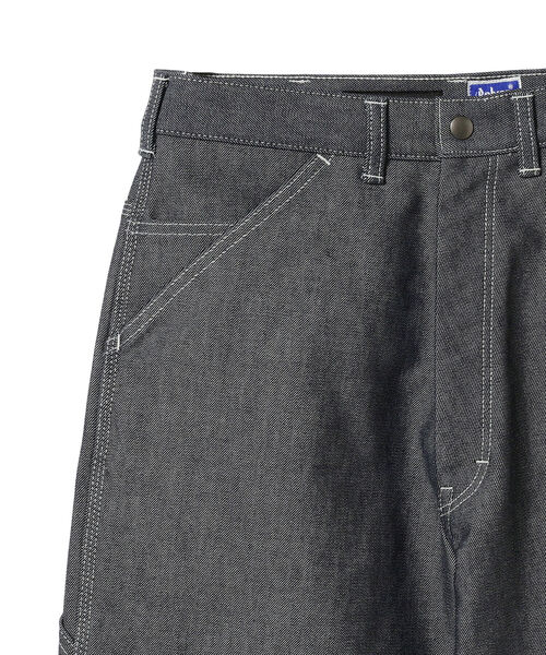 BOBSON(ボブソン)の「BOBSON × IG / ワイド ペインターパンツ(その他パンツ・メンズ・インディゴブルー/オフホワイト・30inch/31inch)」の7枚目の写真