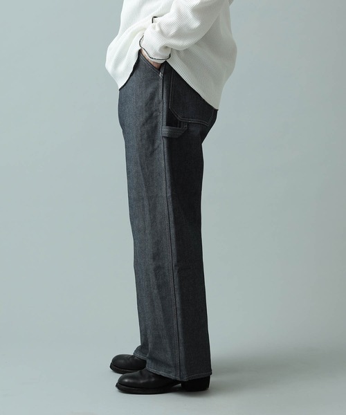 BOBSON(ボブソン)の「BOBSON × IG / ワイド ペインターパンツ(その他パンツ・メンズ・インディゴブルー/オフホワイト・30inch/31inch)」の17枚目の写真