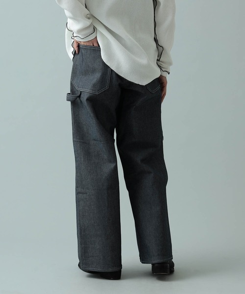 BOBSON(ボブソン)の「BOBSON × IG / ワイド ペインターパンツ(その他パンツ・メンズ・インディゴブルー/オフホワイト・30inch/31inch)」の19枚目の写真
